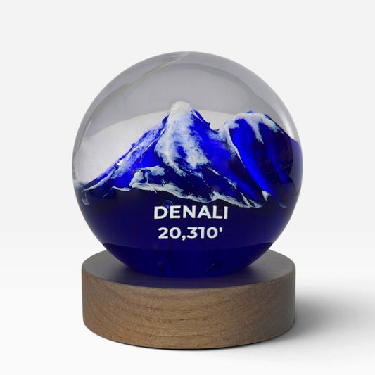 Denali Paperweight With Light Base