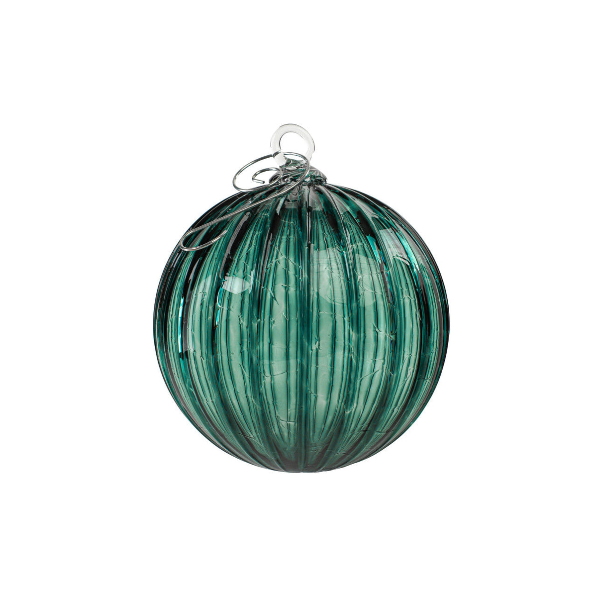 Deep Pine Handblown Glass Ornament