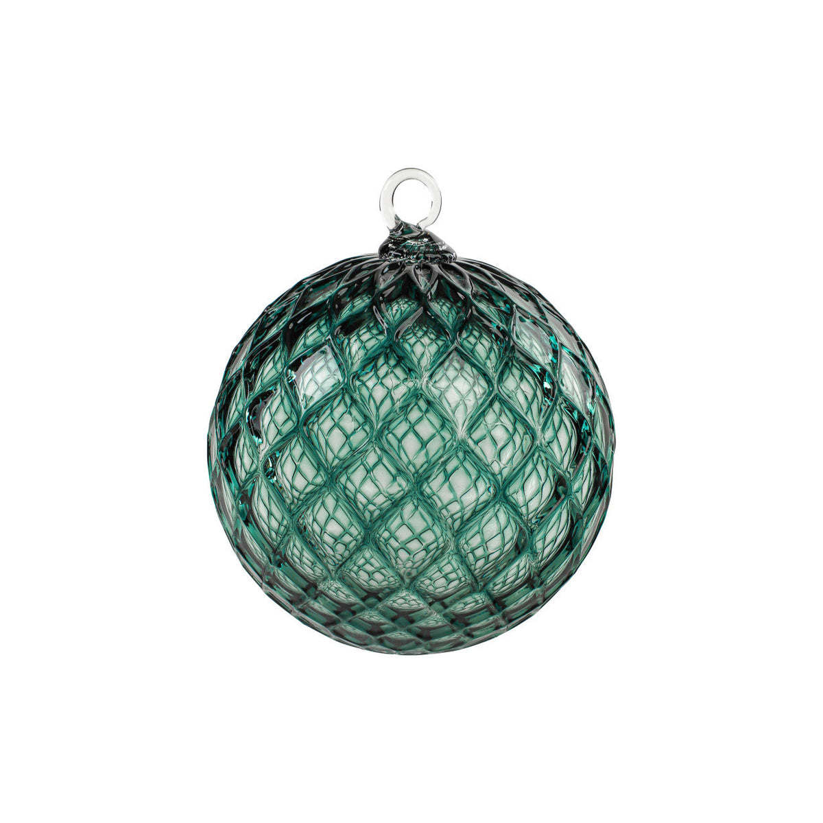 Deep Pine Handblown Glass Ornament