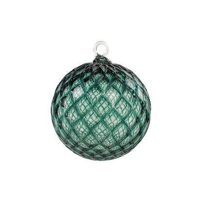 Deep Pine Handblown Glass Ornament
