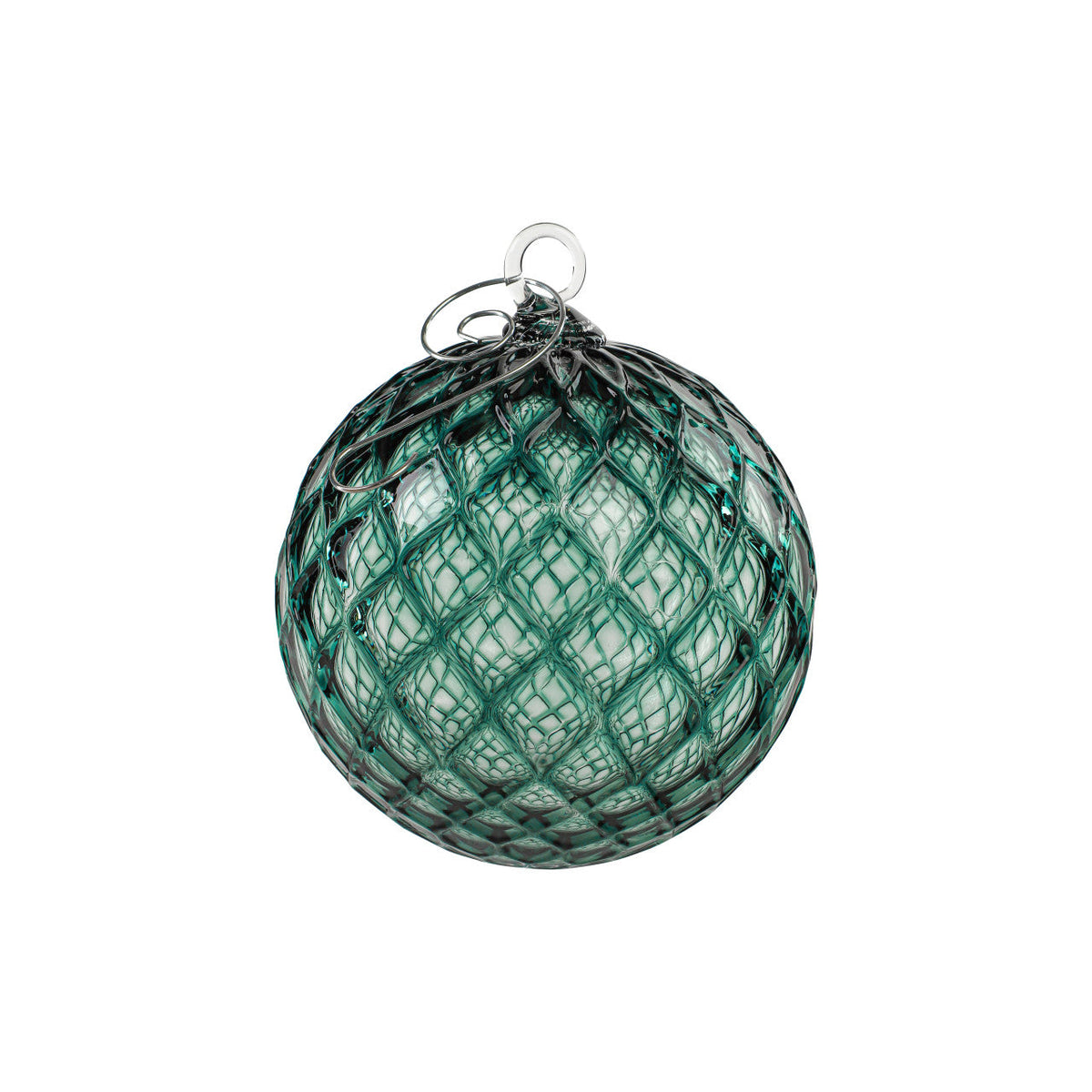 Deep Pine Handblown Glass Ornament